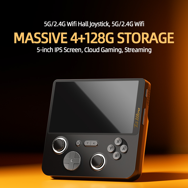 Retro X8 Gaming Console - GAMEMT E5 Ultra 4+128GB 5,0-inch IPS