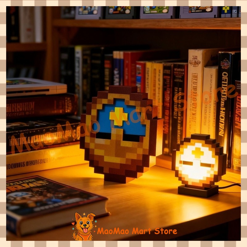 Retro Gaming Theme - Chique retro pixel kunststijl zon maan