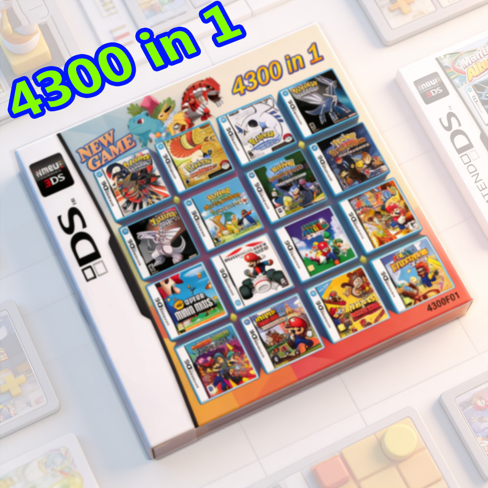 Retro Gaming Pokemon - Pokemon-thema multi-game cartridge voor DS/3DS/NDSL/2DS -