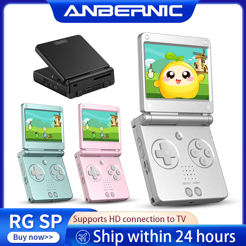 Retro Gaming Theme - Anbernic RGSP Flip Retro Handheld Game
