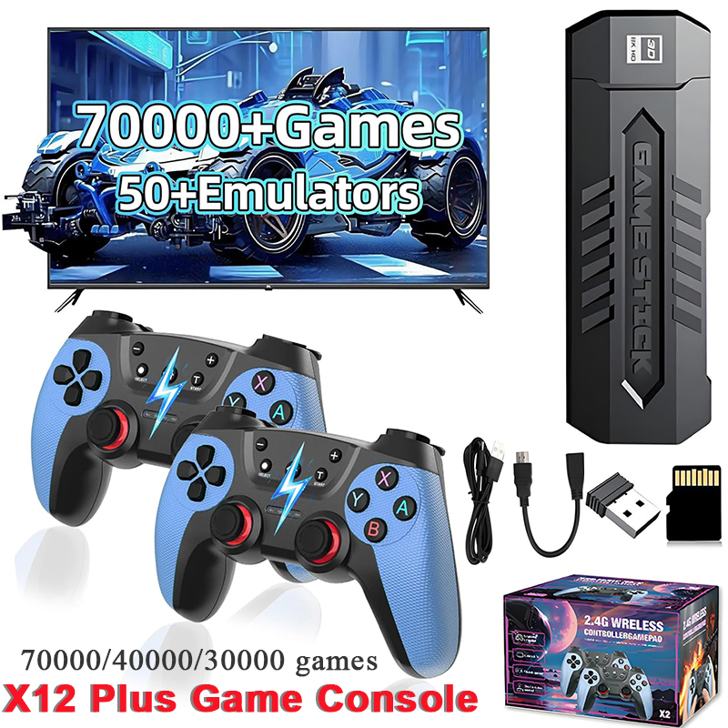 Retro X8 Gaming Console - X2 Retro Game Stick met 128GB