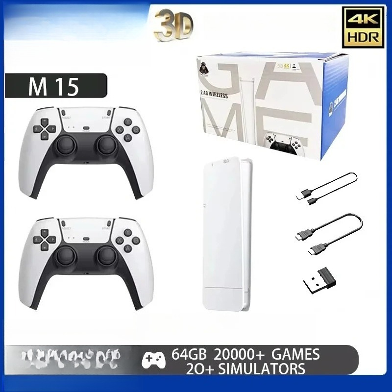 Retro Gaming Game Stick - M15 4K Retro Gaming Systeem 64GB