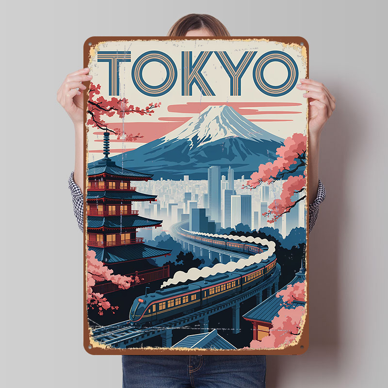 Retro Gaming Tokyo - Tokyo reizen met trein en pagode