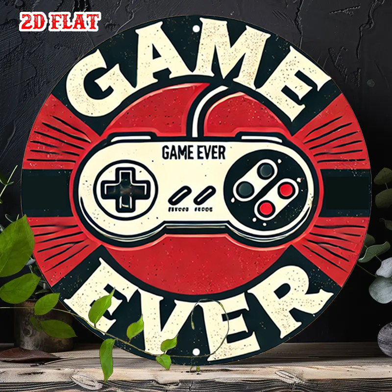Game Retro Gaming - 2D plat 1-delig retro gaming rond
