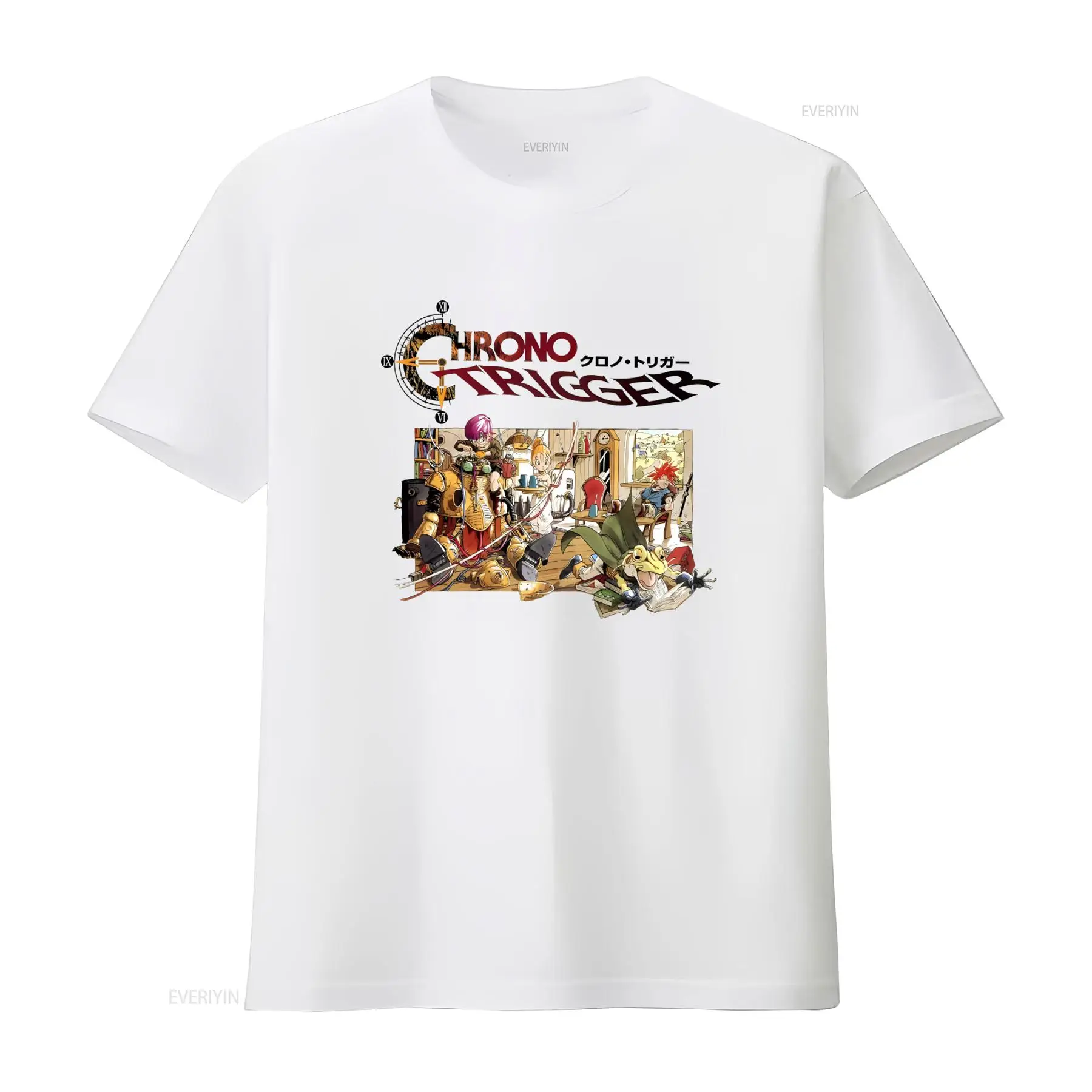 Game Retro Gaming - Chrono Trigger Video Game Logo T-shirt