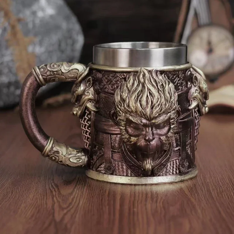 Retro Gaming Gifts For Men - Hete Zwarte Mythe Wukong Harsen Biermok