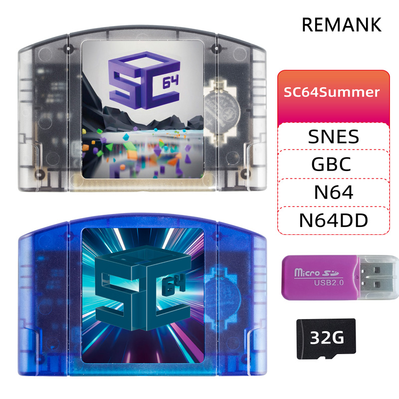 Retro Gaming Expo - REMANK 5000-in1 SC64Summer SC64 Game Card
