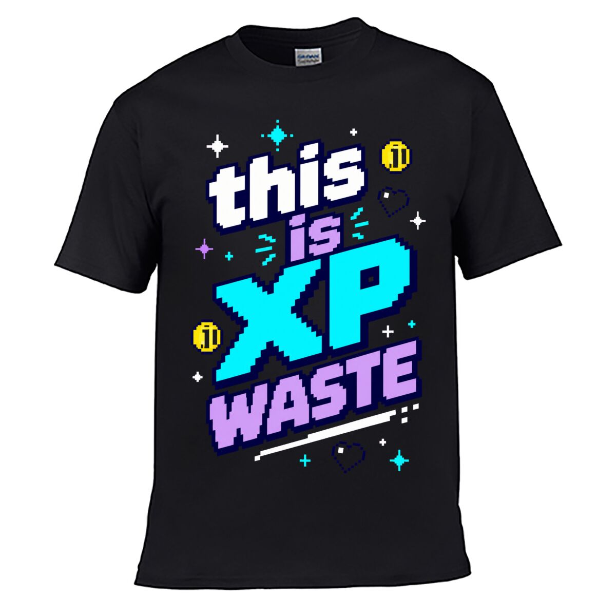 Retro Gaming Shops - Retro Pixel Gaming Quote Typografie Losvallend