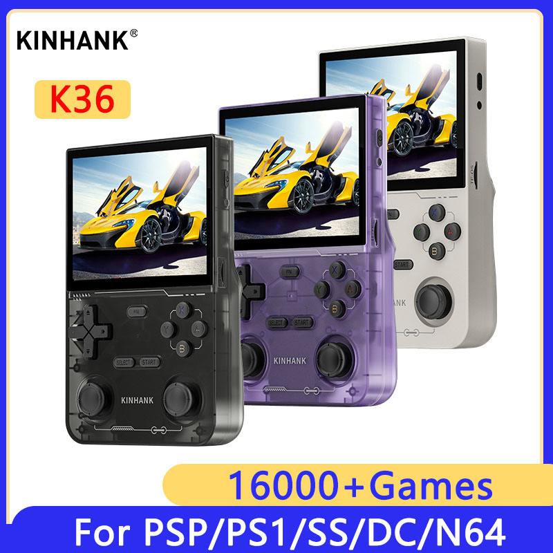 Retro Gaming Qss - KINHANK K36 Retro Handheld Video Game