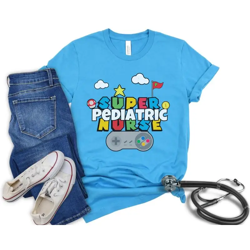 Retro Gaming Gifts For Men - Retro videogame kinderverpleegsters shirt grappige arcade