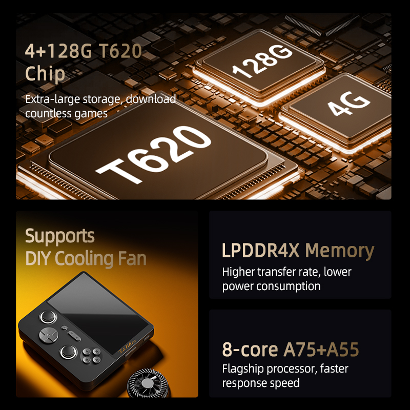 GAMEMT E5 Ultra 4+128GB 5,0-in - Retro X8 Gaming Console recensie en prijs