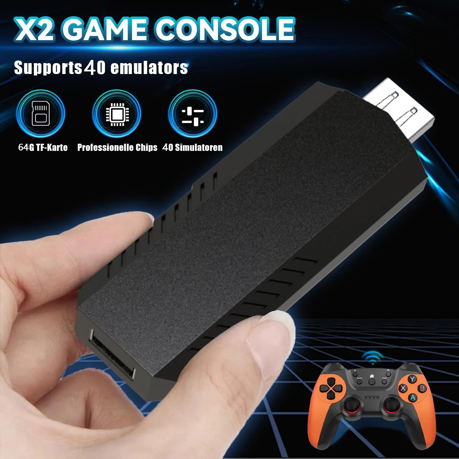 X2Pro TV Game Stick 4K HD Vide - Retro Gaming Game Stick recensie en prijs