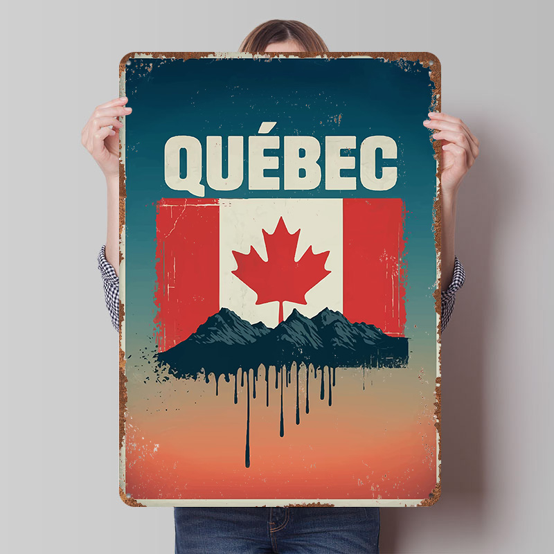 Quebec Travel Gedrukte Poster  - Retro Gaming Quebec recensie en prijs