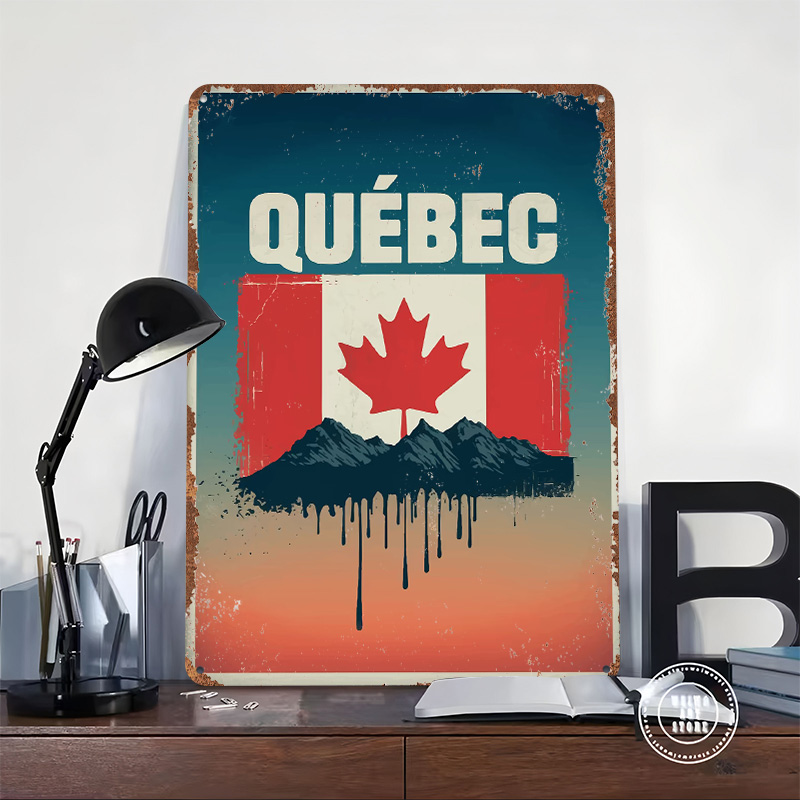 Quebec Travel Gedrukte Poster  - Retro Gaming Quebec recensie en prijs