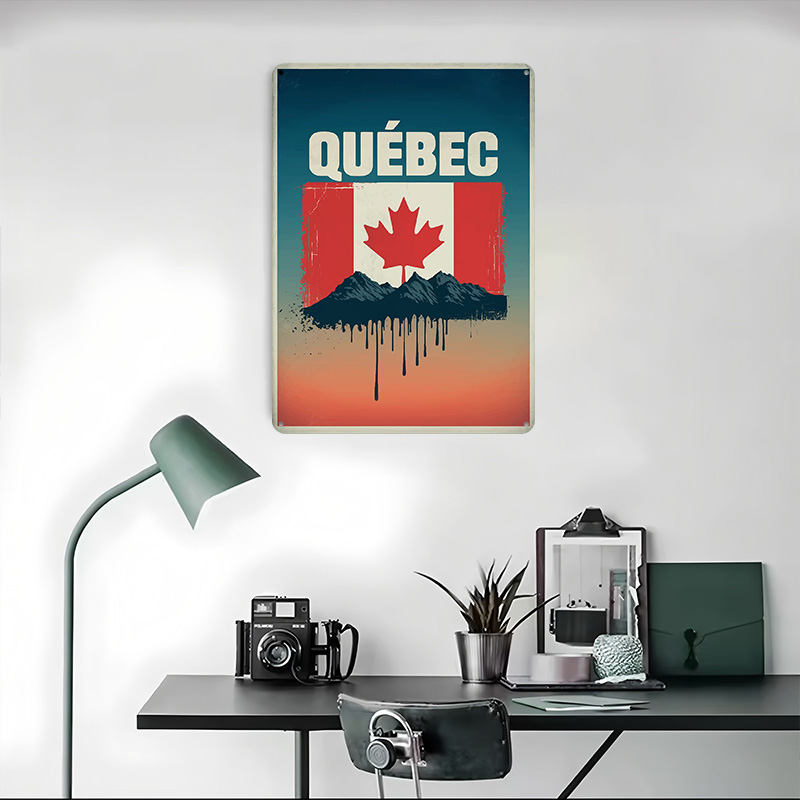 Quebec Travel Gedrukte Poster  - Retro Gaming Quebec recensie en prijs