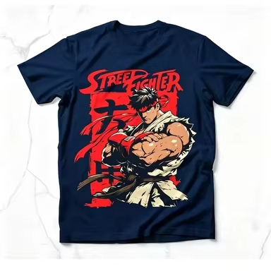 Heren T-shirt Street Fighter R - Retro Gaming Shops recensie en prijs