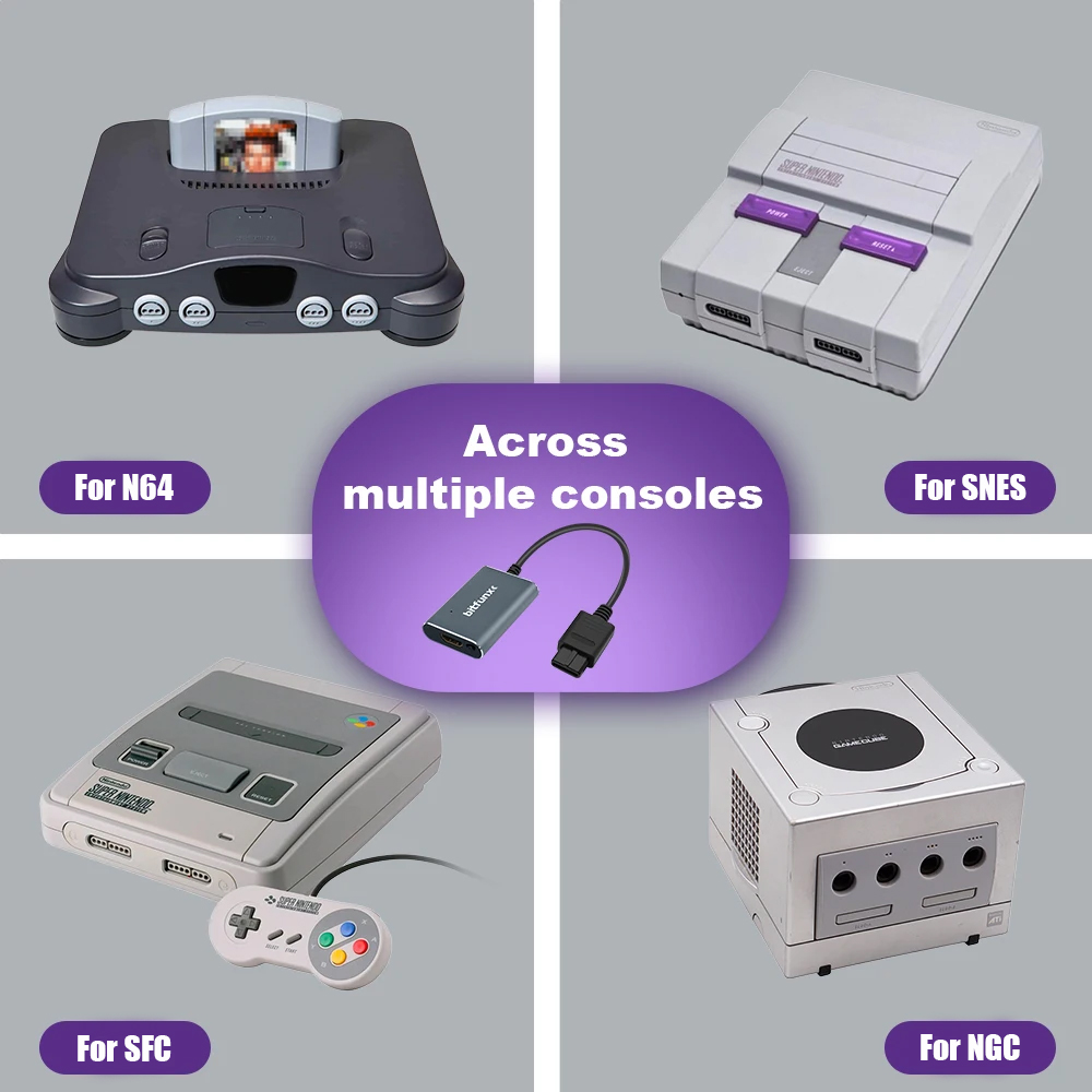 Bitfunx 720P Svideo/AV naar HD - Retro Gaming Theme recensie en prijs