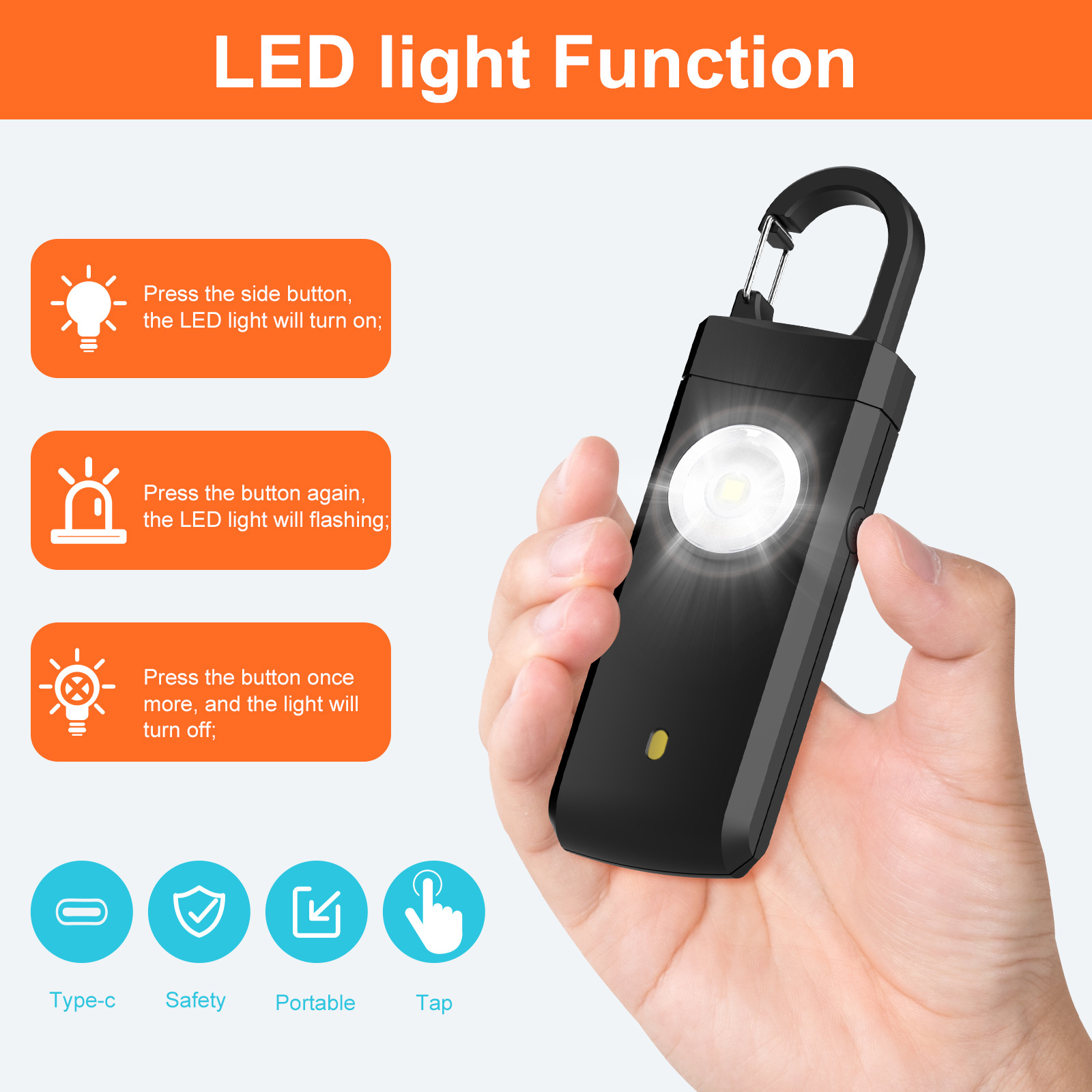 Zelfverdedigingsalarm 130dB An - Rechargeable Battery Aa recensie en prijs