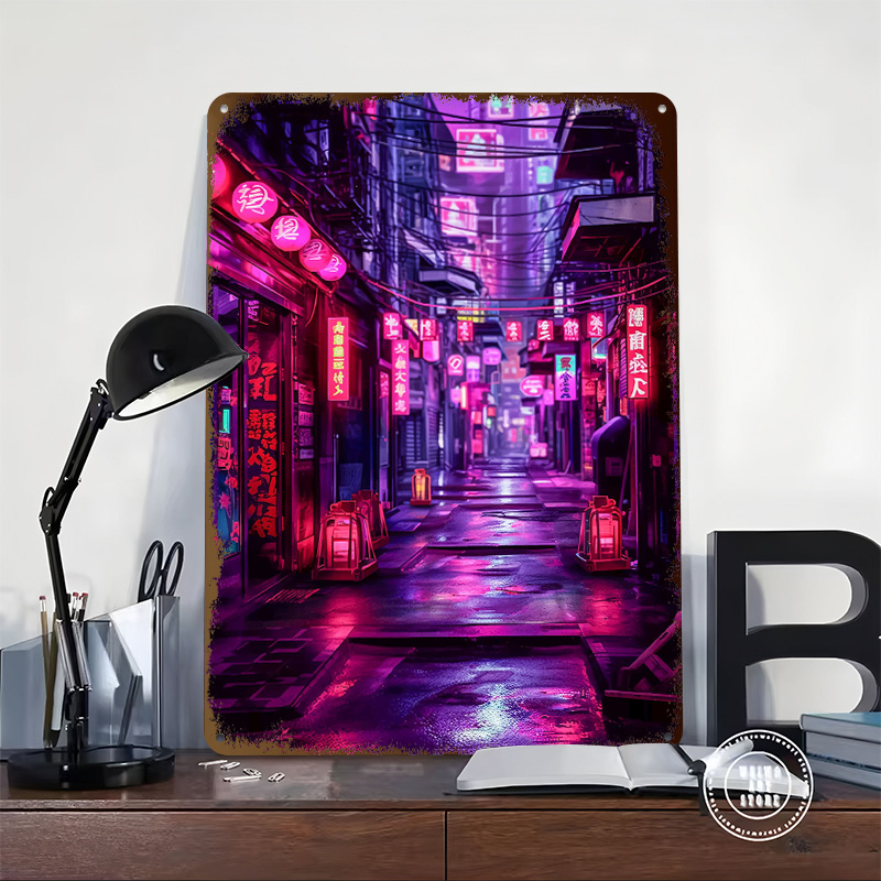 Tokyo Nights Cyberpunk Poster  - Retro Gaming Tokyo recensie en prijs