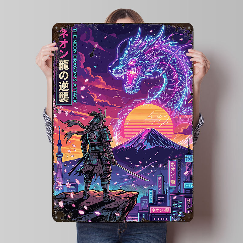 Samurai Vs Neon Dragon in Cybe - Retro Gaming Tokyo recensie en prijs