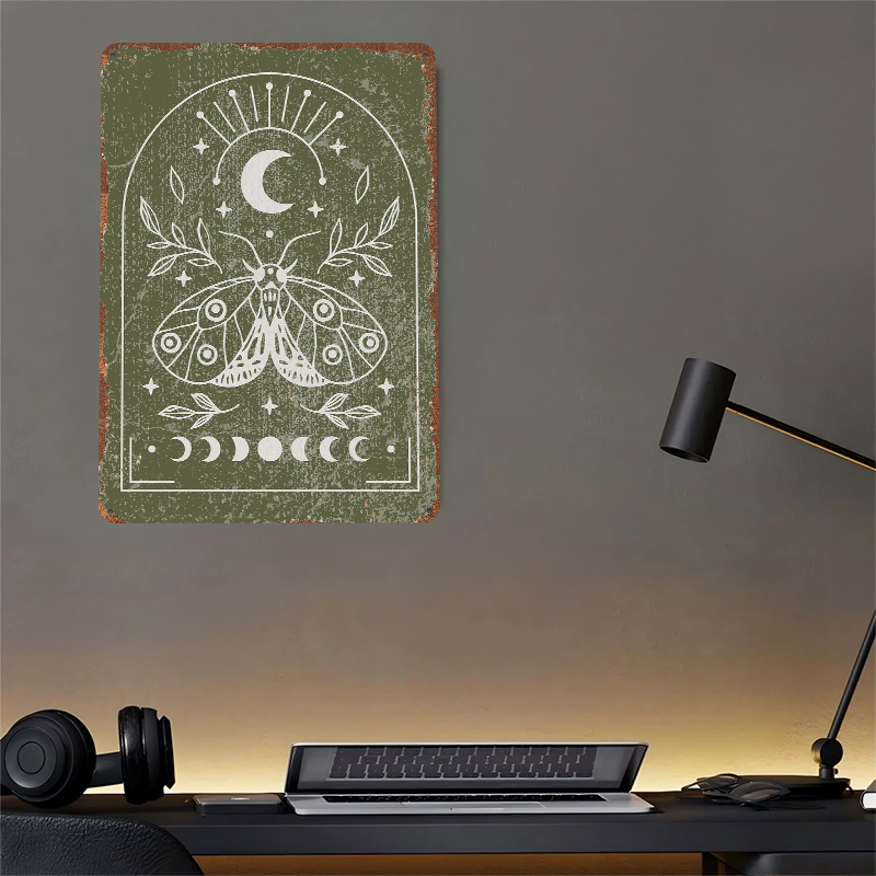 Motten- en maanposter, geperso - Retro Gaming At recensie en prijs