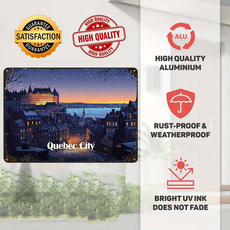 Quebec City 's nachts gedrukte - Retro Gaming Quebec recensie en prijs