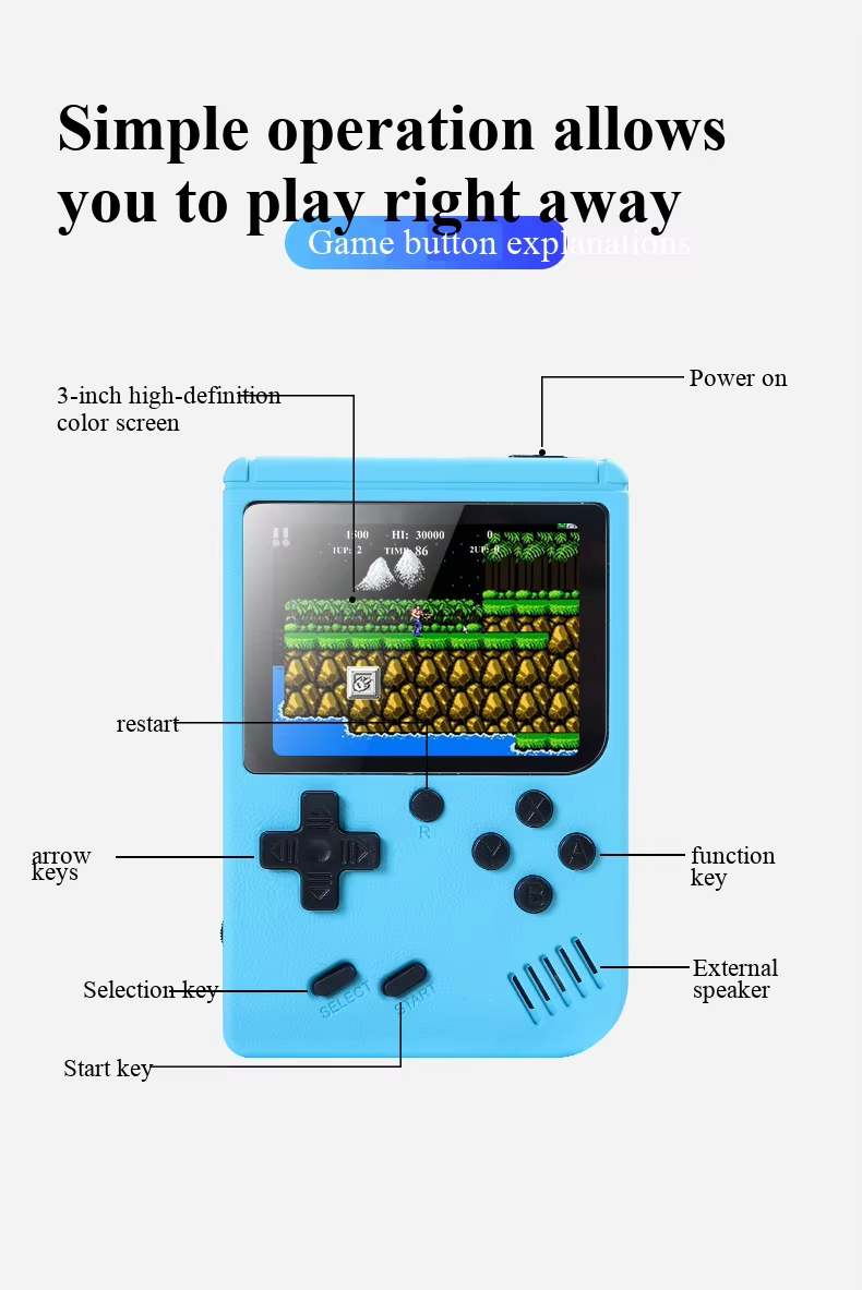 400-in-1 MINI Games Handheld G - Retro Gaming Theme recensie en prijs