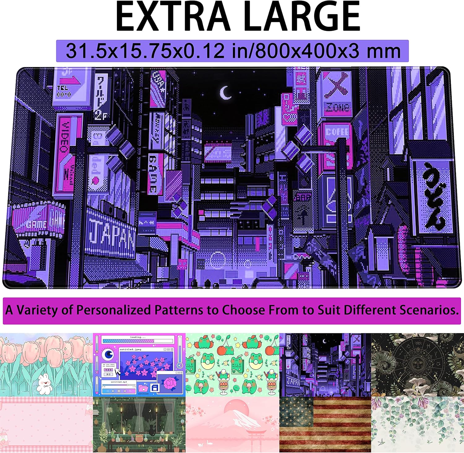 Tokyo Street Purple Neon Pixel - Retro Gaming Tokyo recensie en prijs