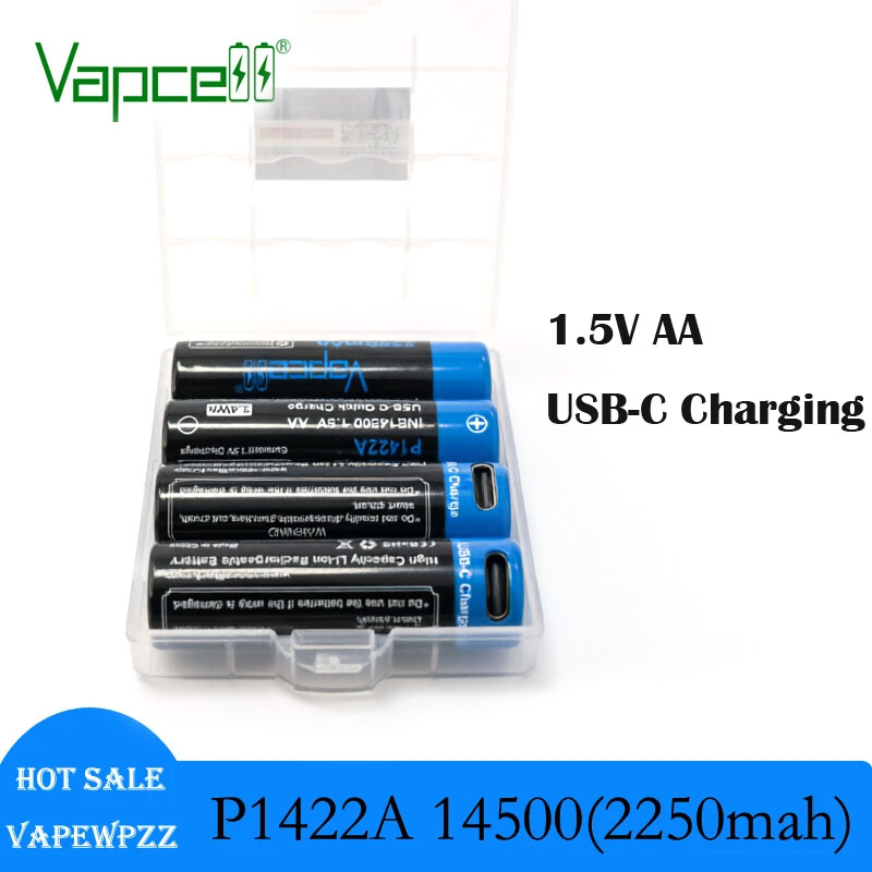 USB-C oplaadbare batterij Vapc - Rechargeable Battery Aa recensie en prijs