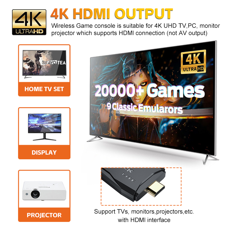 M9 Videogameconsole 4K 20000 S - Retro Gaming Game Stick recensie en prijs