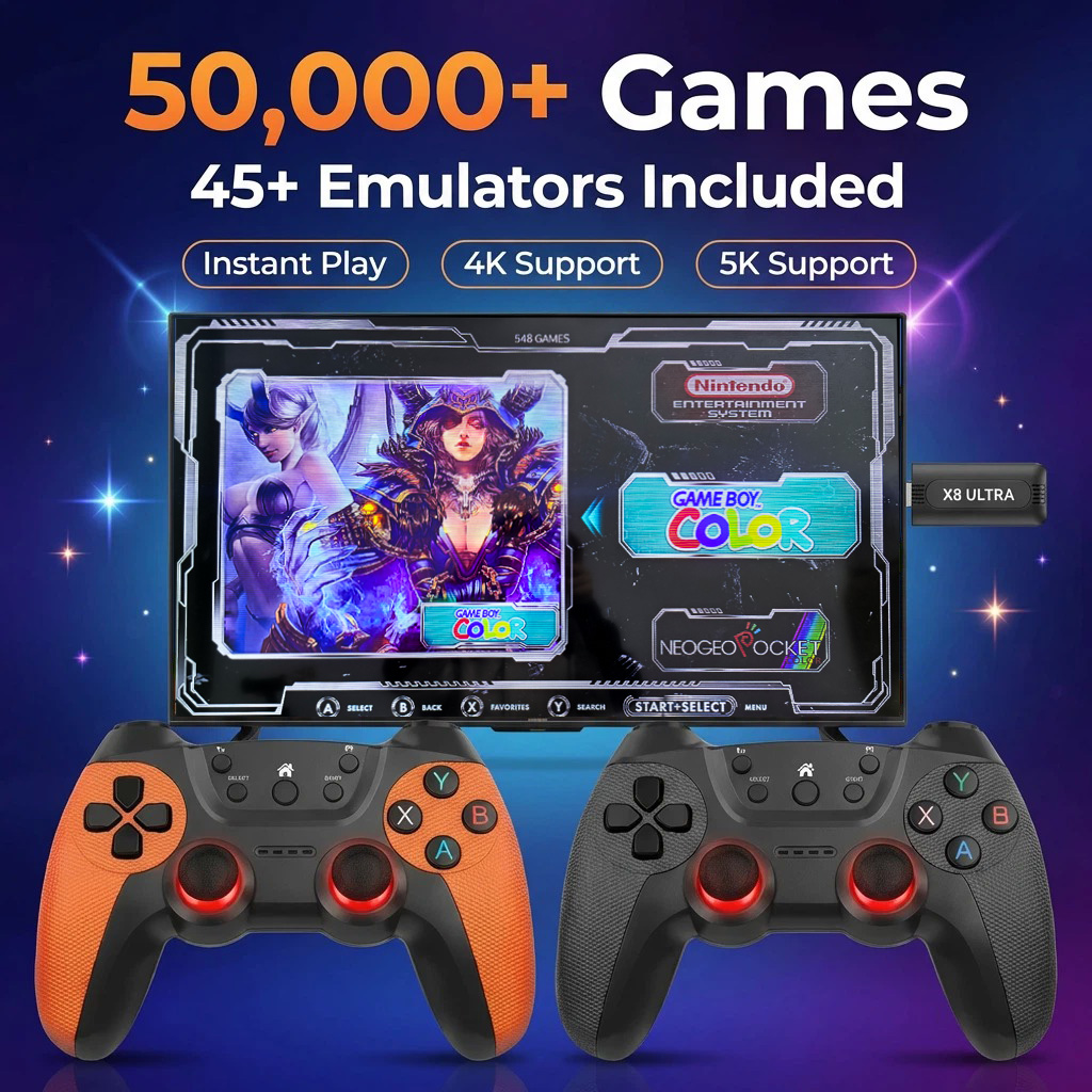 X8 Ultra Game Stick Pro 128GB  - Retro Gaming Game Stick recensie en prijs