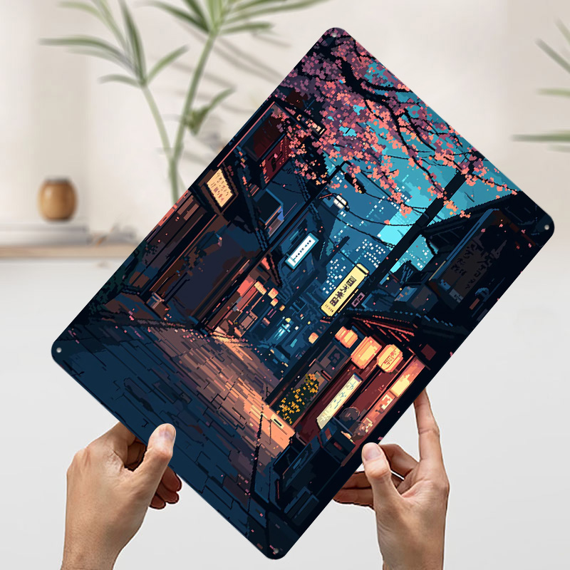Tokyo Japan Pixel Art Tin Plaq - Retro Gaming Tokyo recensie en prijs