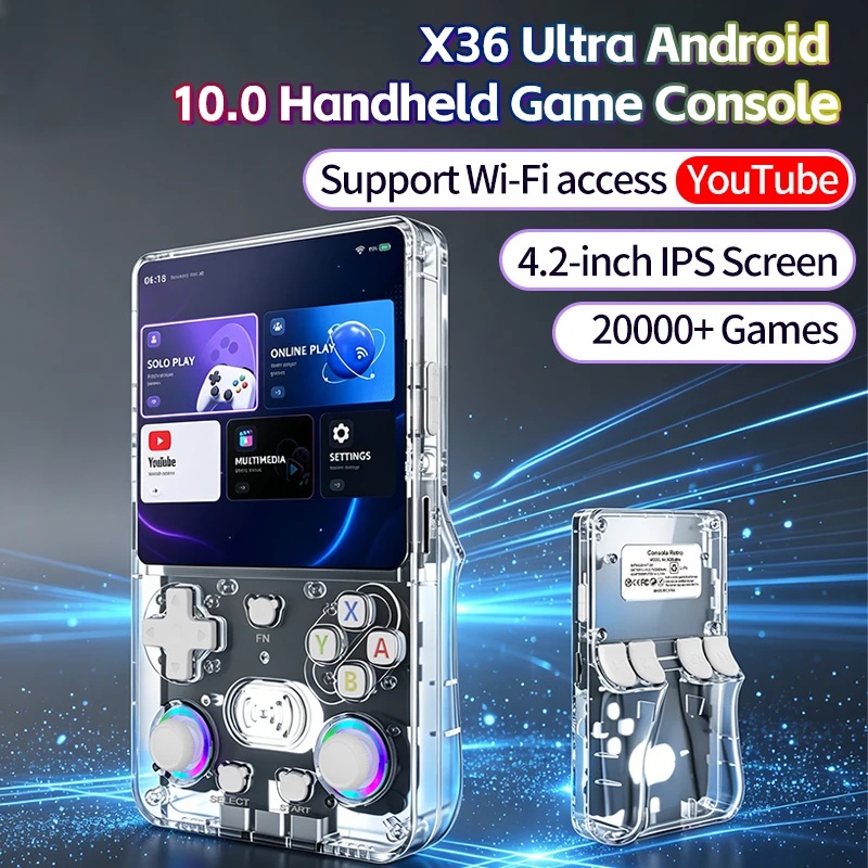 X36Ultra Retro Handheld Consol - Retro Gaming Youtubers recensie en prijs