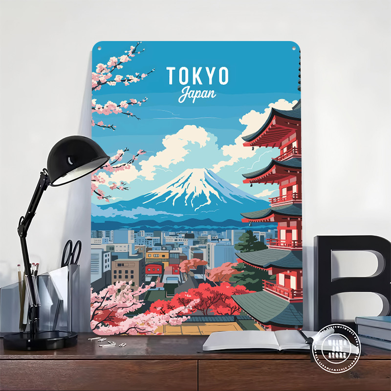Tokyo Japan Reistinnenplaat Po - Retro Gaming Tokyo recensie en prijs