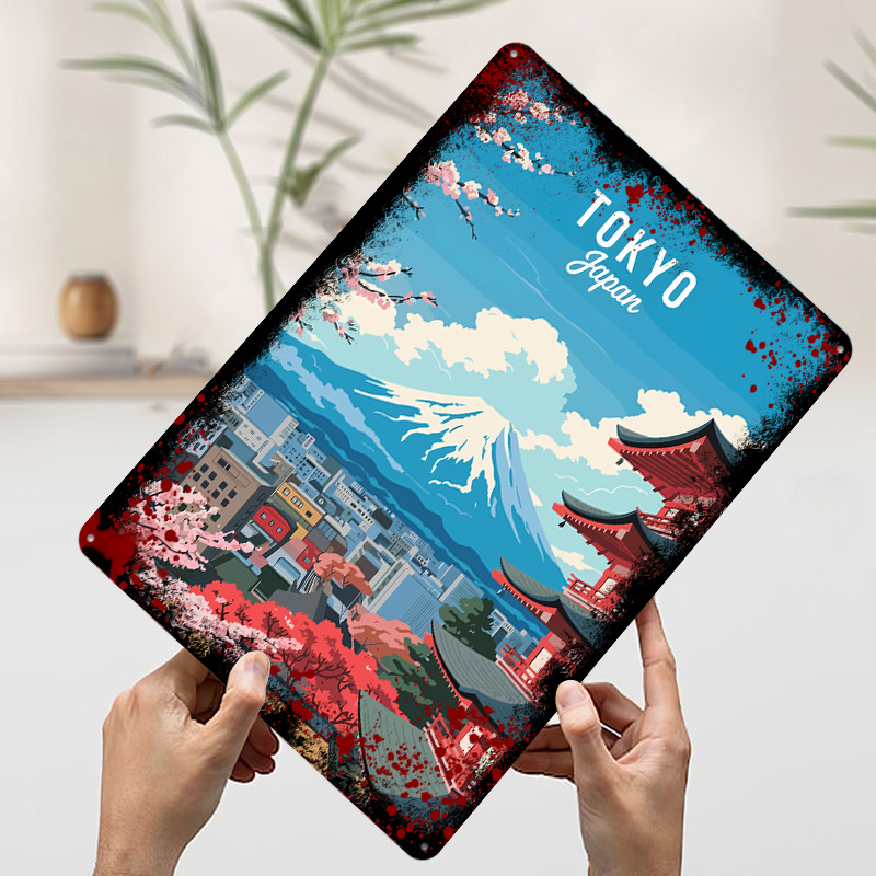 Tokyo Japan Reistinnenplaat Po - Retro Gaming Tokyo recensie en prijs