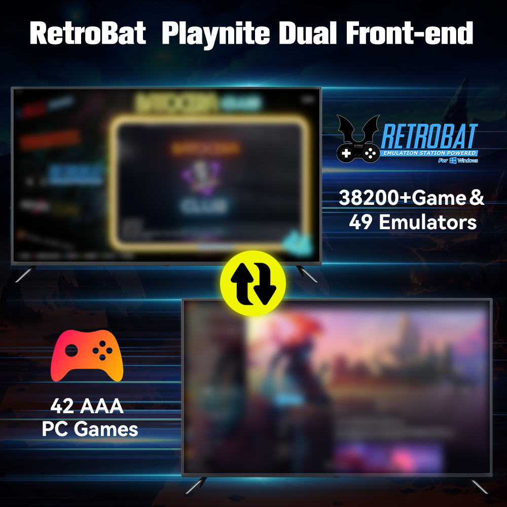 Retrobat & Playnite Systeem HD - Retro Gaming Theme recensie en prijs