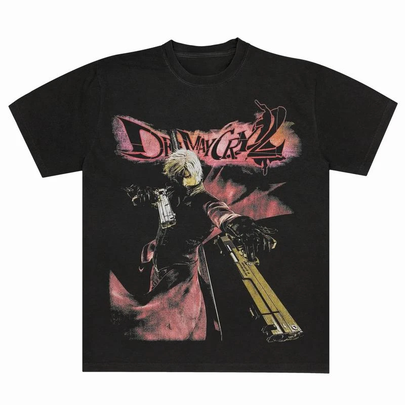 Devil May Cry 2 Dante T-shirt  - Retro Gaming Theme recensie en prijs