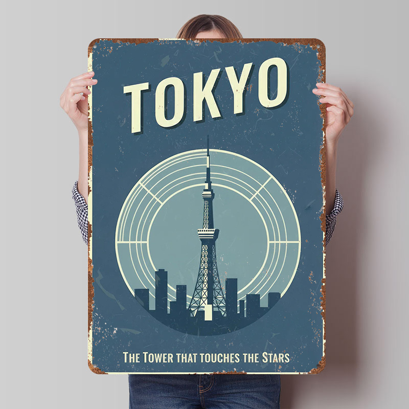 Tokyo Tower Vintage Travel Ged - Retro Gaming Tokyo recensie en prijs