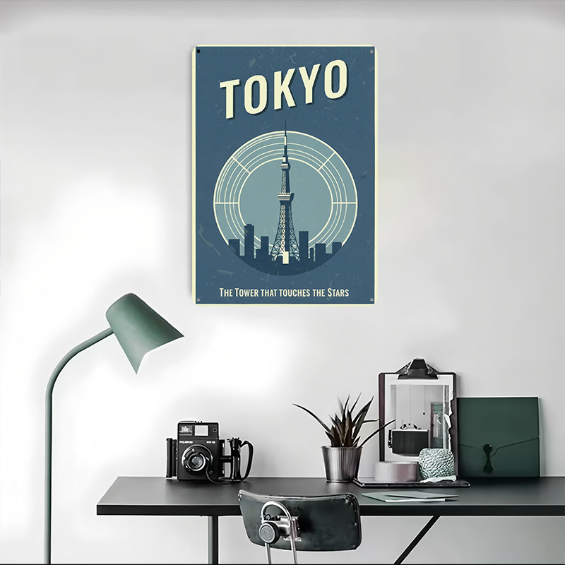 Tokyo Tower Vintage Travel Ged - Retro Gaming Tokyo recensie en prijs