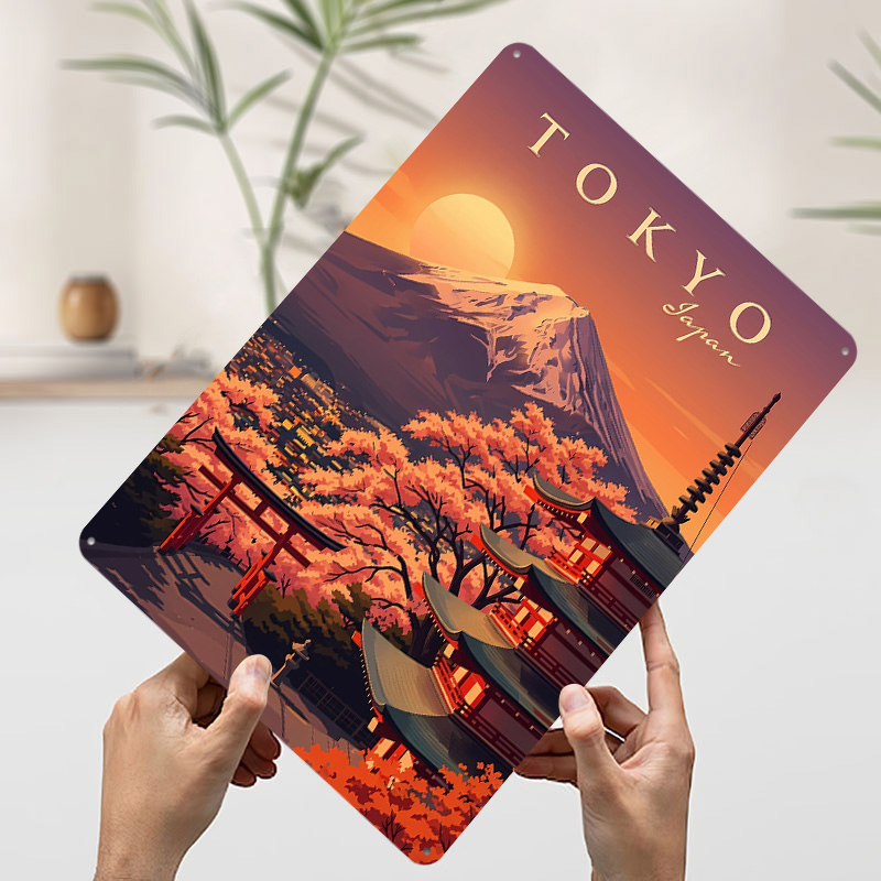 Tokyo Japan Vintage Travel Met - Retro Gaming Tokyo recensie en prijs