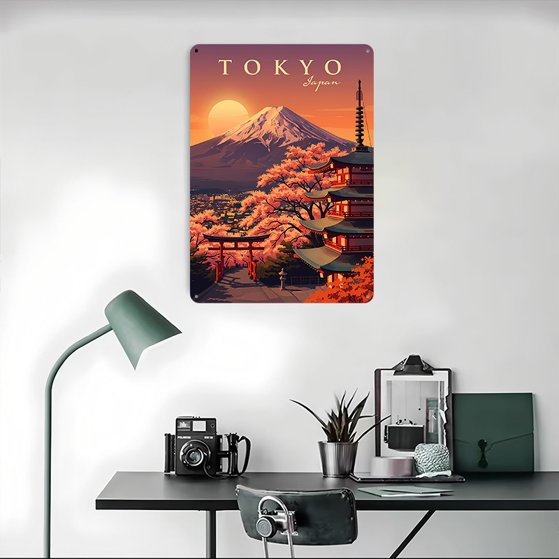Tokyo Japan Vintage Travel Met - Retro Gaming Tokyo recensie en prijs