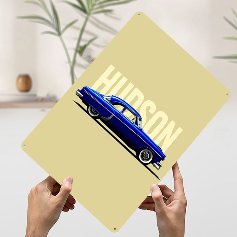 Blauwe Hudson Klassieke Auto T - Retro Gaming At recensie en prijs