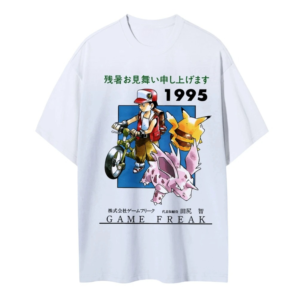 Pokemon 1995 Vintage T-shirt G - Retro Gaming Pokemon recensie en prijs