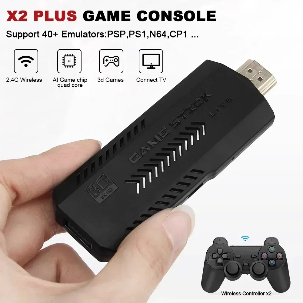X2Plus Retro 4K 3D HD Game Sti - Retro Gaming Game Stick recensie en prijs