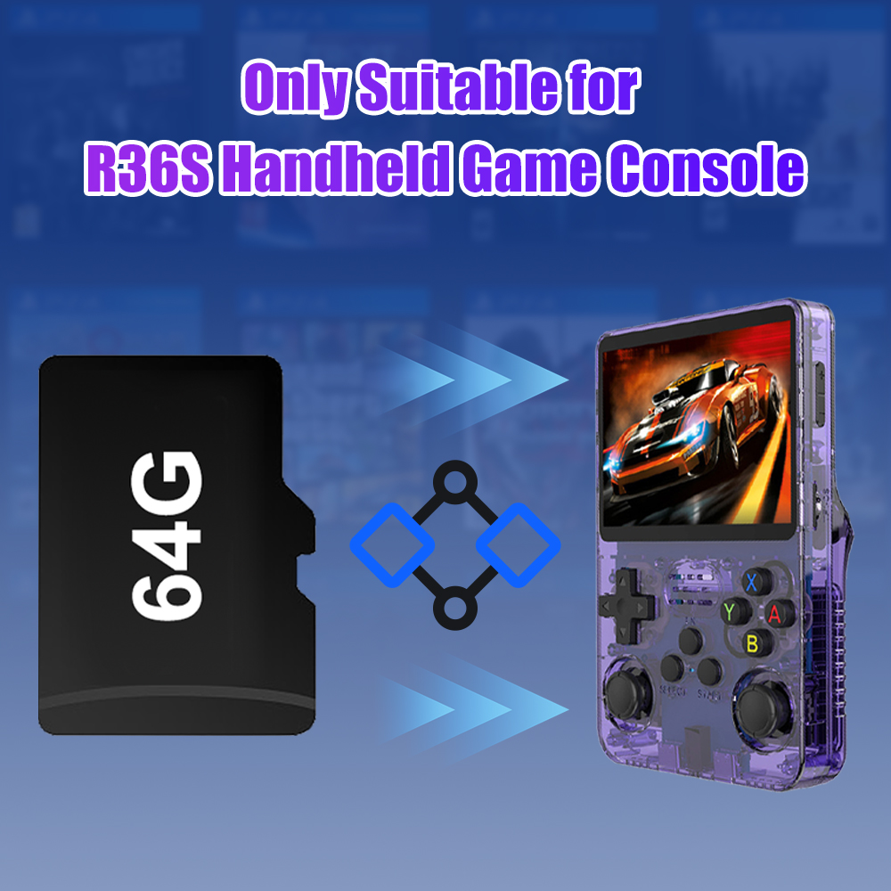 64G Game TF-kaart voor R36S Vi - Retro Gaming Qss recensie en prijs
