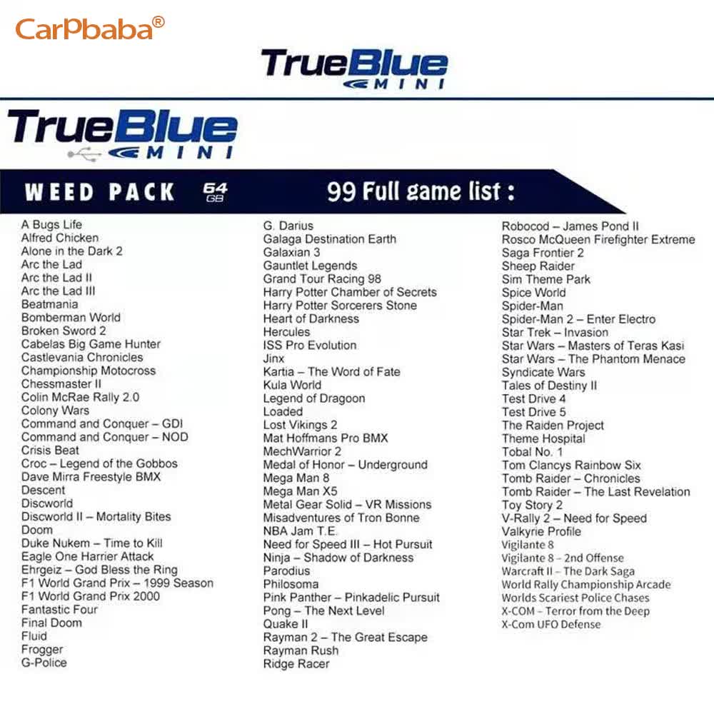 W3 Voor True Blue Mini CRACK P - Retro Gaming Game Stick recensie en prijs