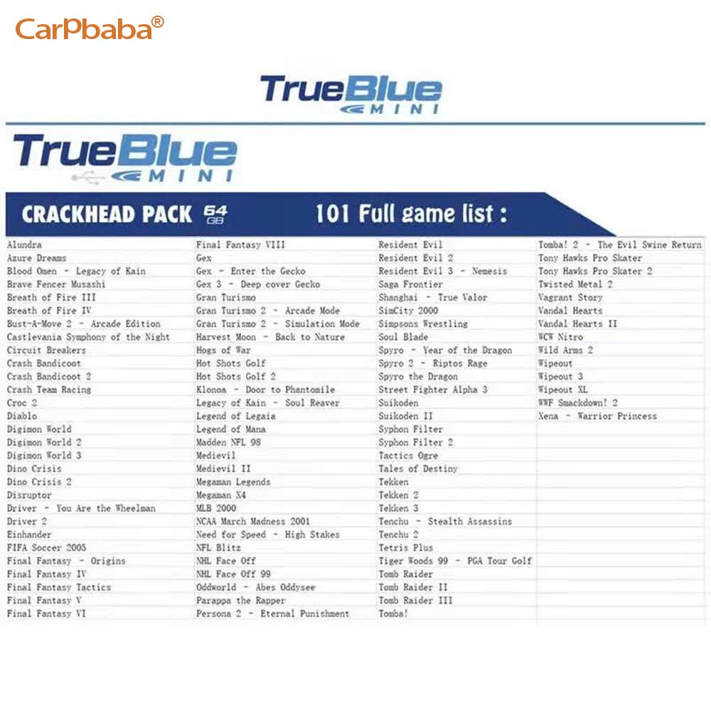 W3 Voor True Blue Mini CRACK P - Retro Gaming Game Stick recensie en prijs