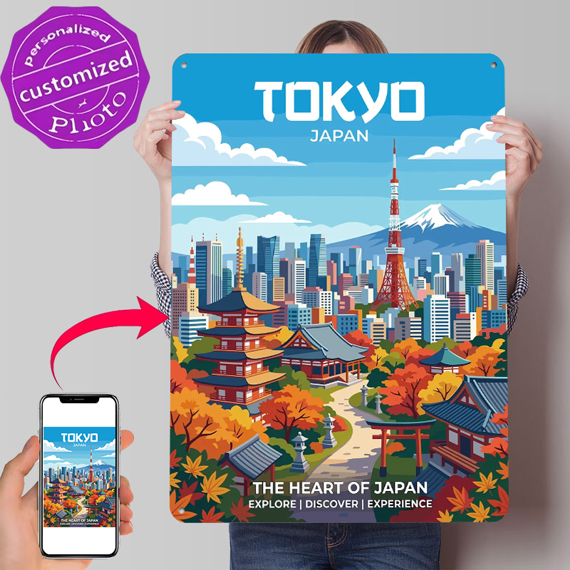 Tokyo stadslandschap met Mount - Retro Gaming Tokyo recensie en prijs