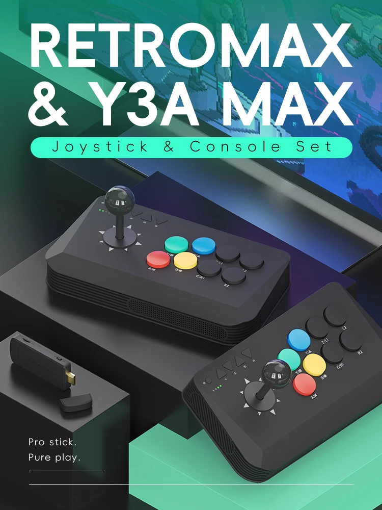 Draadloze Y3A Max Arcade Stick - Retro Gaming Game Stick recensie en prijs