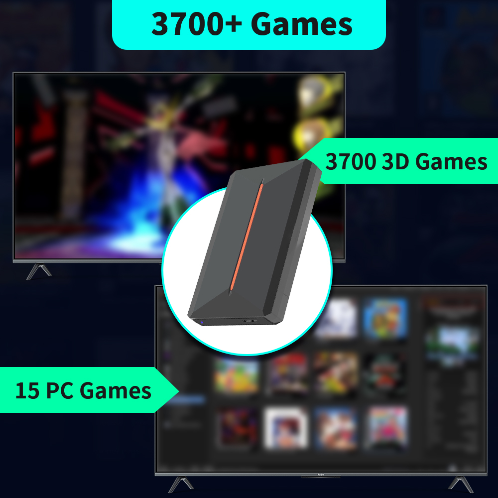 Launchbox OS 500GB Draagbare G - Retro Gaming Theme recensie en prijs